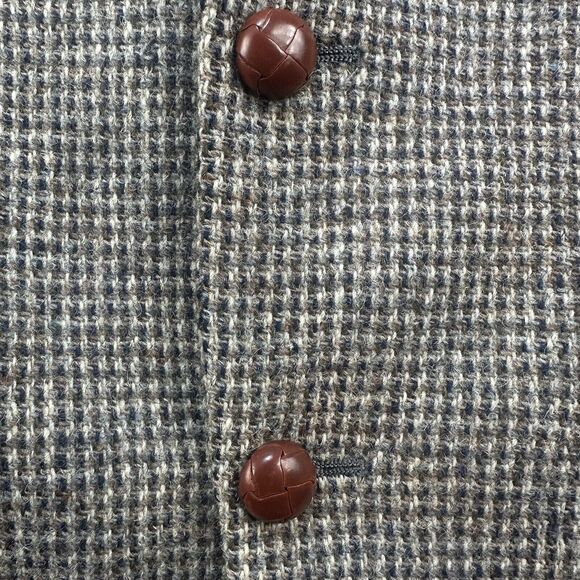 Harris Tweed Blazer Men 40R Brown Wool Vintage Jacket Sport Coat Classic Preppy - Picture 4 of 16